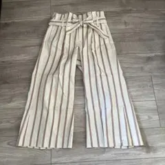 ピンク ワイドパンツ