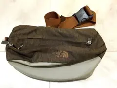 ノースフェイス　メッシュボディバッグ　ベージュ