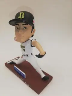 山崎颯一郎 ボブルヘッド 人形 21 オリックスバファローズ 京セラドーム大阪
