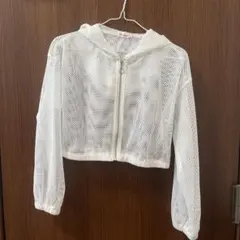 PINKHUNT メッシュ パーカー ホワイト Ｍ