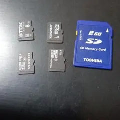 SDメモリーカード５枚セット