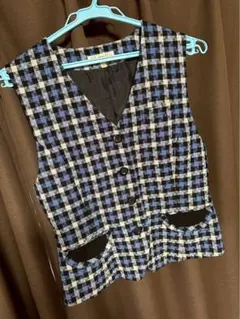 Juicy Couture ジューシークチュールタグ付きスタッズチェック柄 