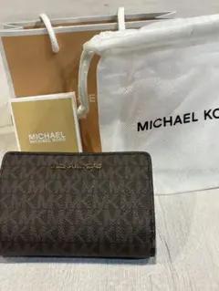 MICHAEL KORS 二つ折り財布 ブラウン