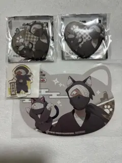 忍たま乱太郎 ナンジャタウン 雑渡昆奈門 ハート缶バッジ