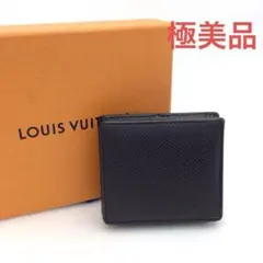 極美品 ルイヴィトン タイガ 黒 メンズ ケース 小銭入れ ジュール ルイ・ヴィトン(LOUIS VUITTON) タイガ(taiga) 中古 小銭入れ