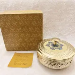 非売品 資生堂 1964年 花椿会 ゴールド パウダーケース アンティークのサムネイル