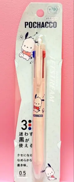 新品 サンリオ ポチャッコ ジェットストリーム 3色ボールペンのサムネイル