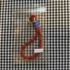 ボールアンドチェーン　ストラップ　レッド