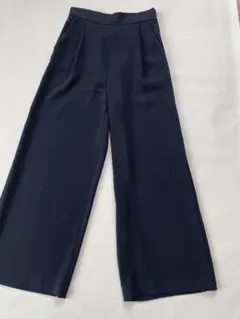 訳あり　BEAUTY & YOUTH ネイビー　ワイドパンツ