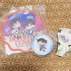 名探偵コナン くら寿司 コースター 缶バッジセット