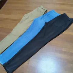 スリムフィットデニムパンツ 3色セット