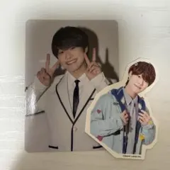 大橋和也　トレカ　ステッカー　HARD WORK