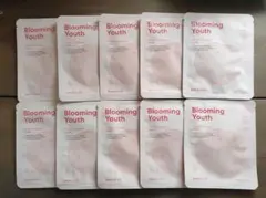 バニラコ ブルーミングユースピーチコラーゲン　シートマスク 10枚