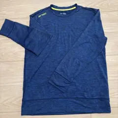YONEX ウォームアップウェア Lサイズ ダークブルー　ロンT