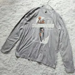NBA ジョーダンクラークソン バスケ ロンT 長袖Tシャツ グレー メンズLのサムネイル