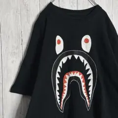 【入手困難】アベイシングエイプ BAPE シャーク ブラック Tシャツ #46