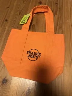 新品未使用　TRADER JOE'S オレンジ トートバッグ
