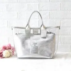 シルバー トートバッグ