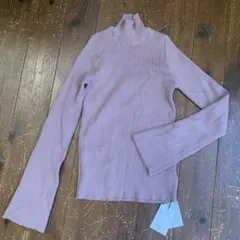 グレイル　スモーキーピンク　ハイネック ニット Mサイズ