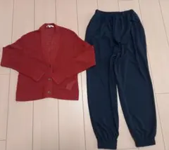 UNIQLO(ユニクロ) カーディガン&パンツセット (婦人服Sサイズ)