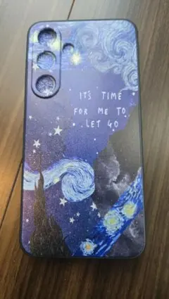 GalaxyS24 スマホケース星月夜デザイン Android