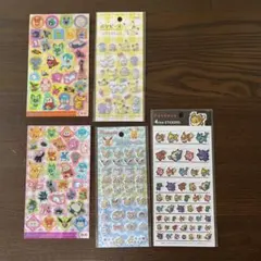 最終お値下げ‼️ポケモンシール　5枚セット