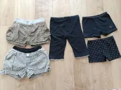 女の子パンツ まとめ売り 100 110 120 ショートパンツ 保育園着替え