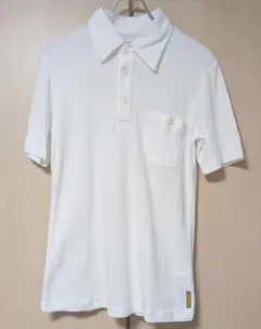 90s イタリア製 ARMANI JEANS ポロシャツ 白 SiminT社製のサムネイル