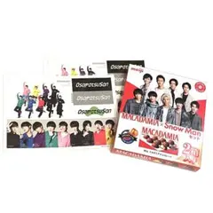 新品☆Snow Man☆映画『おそ松さん』ステッカー2枚&マカダミアチョコ空き箱