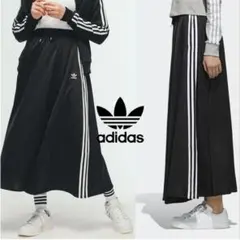 adidas Originals ロングサテンフレアスカート S