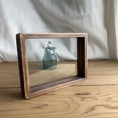 フォトフレーム　写真立て　レトロ風　古材風　アンティーク風