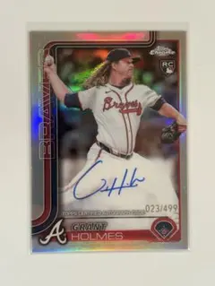 【Grant Holmes】/499 Topps chrome RC Auto