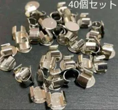 ヘアゴム用 台座パーツ♡４０個セット