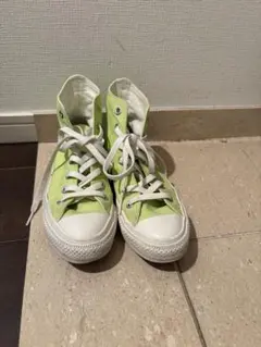 Converse ハイカット スニーカー ライトグリーン