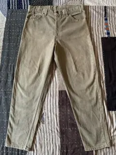 90s W38 L30 levi's 550 先染め ブラウン デニムパンツ 茶