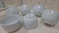 有田焼　覚山作　湯飲み　6客　セット　新品　未使用 揃 ホタル 唐草　有田焼