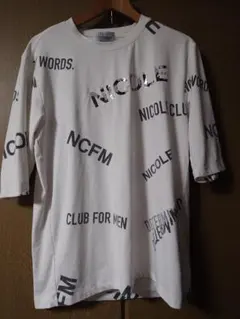 NICOLE CLUB FOR MEN ニコル ロゴ総柄Tシャツのサムネイル