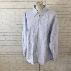 3.11 h343 ユニクロ オックスフォードシャツ XL ストライプ