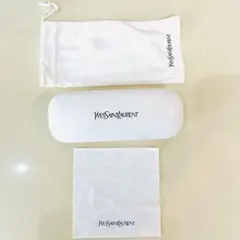 Yves Saint Laurent メガネケース ホワイト