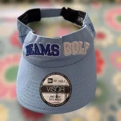 BEAMS GOLF バイザー ライトブルー