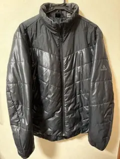 adidas アディダス 中綿ジャケット L ブラック 撥水系 キルティング