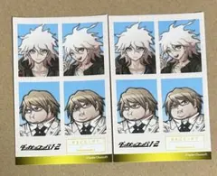 ダンガンロンパ　ステッカー 狛枝凪斗 十神白夜