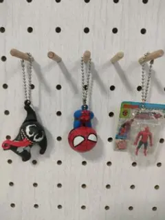 スパイダーマン　ヴェノム　ブリスター　キーホルダー　まとめ売り