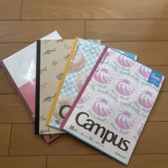 B5ノート 6冊セット KOKUYO他、ミスドコラボ　Campus
