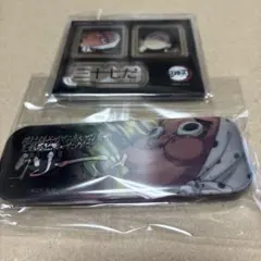 鬼滅の刃　お楽しみくじ　鋼塚　炭治郎　缶バッジ　ステッカー　２点セット