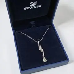 ✨美品✨SWAROVSKI スワロフスキー 稲妻モチーフ ネックレス パヴェ 