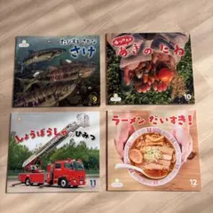 絵本セット さけ・あきのたね・ひみつ・ラーメン