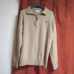 ジップアップ ニット