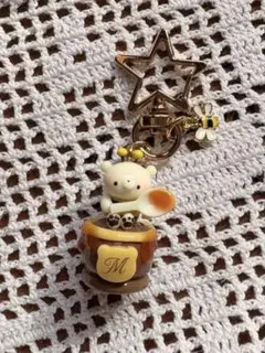 KUMAみつばちキーホルダー