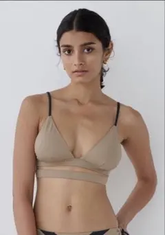 ALEXIA STAM ストリングスデザイン三角ビキニ